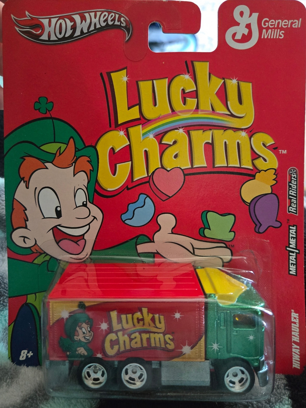 Hot Wheels Lucky Charms Die-Cast Toy Truck - Red & Green
